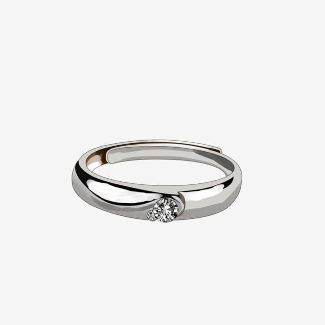 Bezel set diamond band